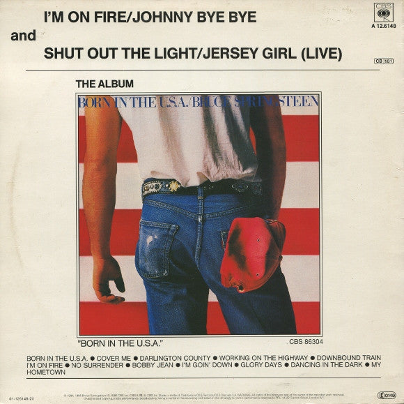 Bruce Springsteen - I'm On Fire (12" Tweedehands)