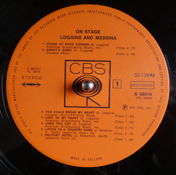 Loggins And Messina - On Stage (LP Tweedehands)