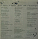 Cheryl Ernst - Always Beginning (LP Tweedehands)