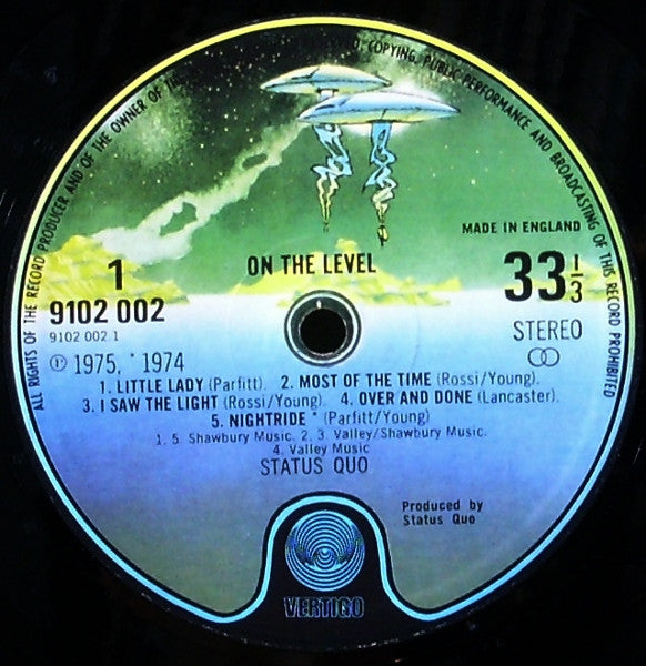 Status Quo - On The Level (LP Tweedehands)