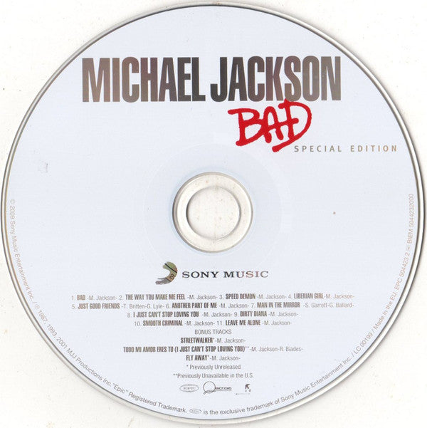 Michael Jackson - Bad (CD Tweedehands) - Discords.nl