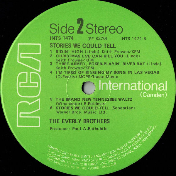 Everly Brothers - Stories We Could Tell (LP Tweedehands)