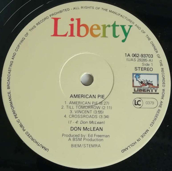 Don McLean - American Pie (LP Tweedehands)