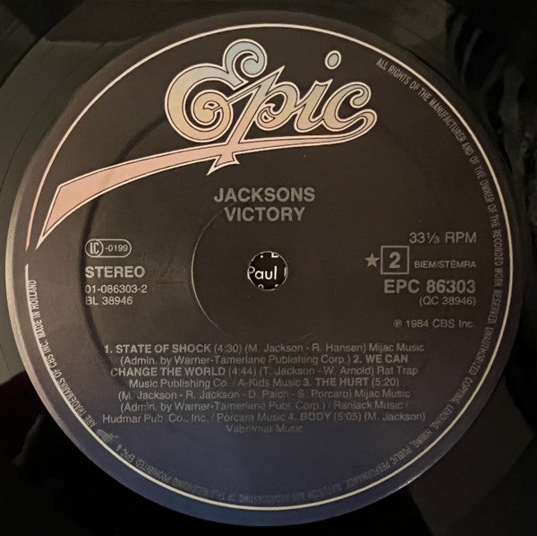 Jacksons, The - Victory (LP Tweedehands)