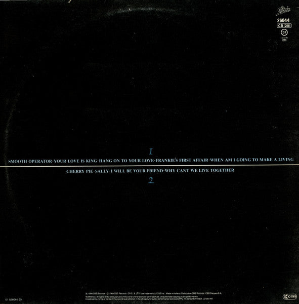 Sade - Diamond Life (LP Tweedehands) - Discords.nl