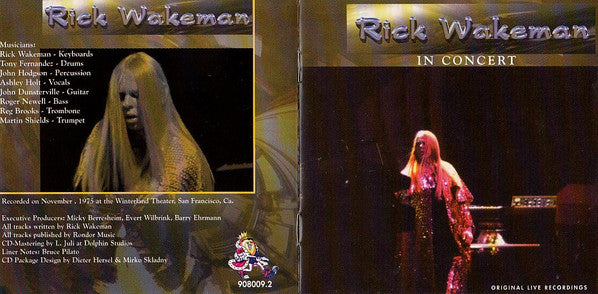 Rick Wakeman - King Biscuit Flower Hour Presents Rick Wakeman In Concert (CD)