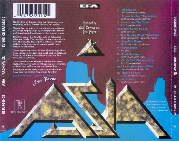 Asia - Archiva 2 (CD)