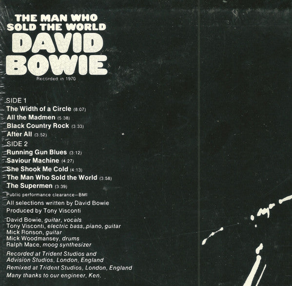 David Bowie - The Man Who Sold The World (LP Tweedehands)