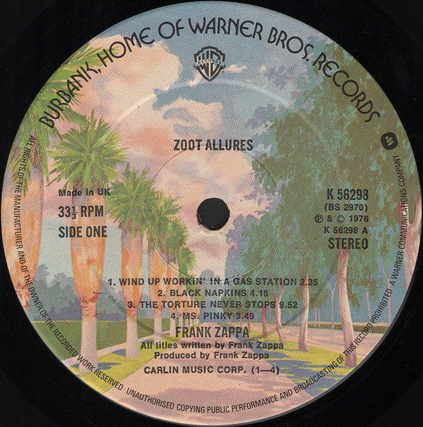 Frank Zappa - Zoot Allures (LP Tweedehands) - Discords.nl