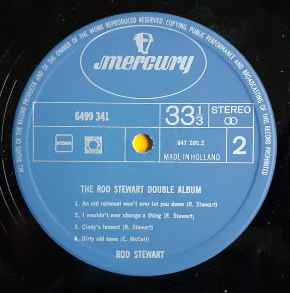 Rod Stewart - The Rod Stewart Double Album: An Old Raincoat & Gasoline Alley (LP Tweedehands)