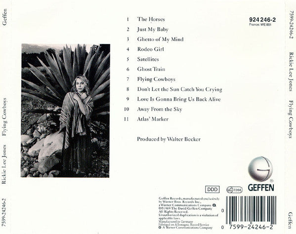 Rickie Lee Jones - Flying Cowboys (CD Tweedehands)