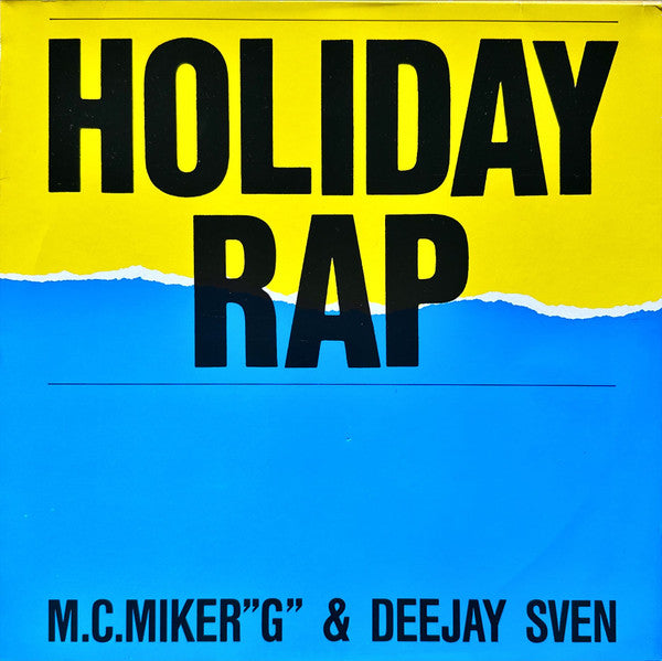 MC Miker G. & DJ Sven - Holiday Rap (12" Tweedehands)