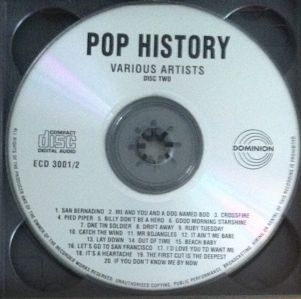 Various - Pop History (The Fabulous 60's And 70's • Beat · Pop · Flower Power) (CD Tweedehands) - Discords.nl