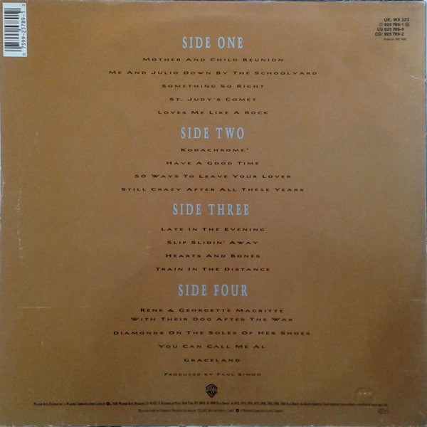 Paul Simon - Negotiations And Love Songs (1971-1986) (LP Tweedehands)