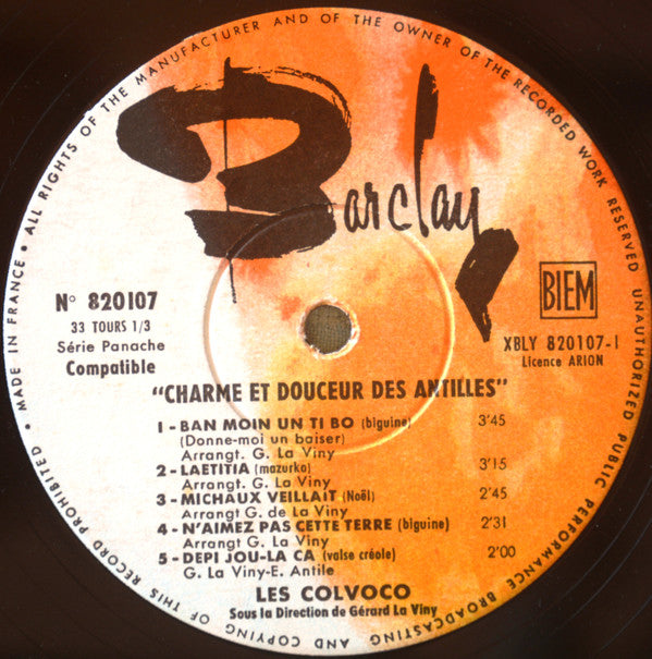 Les Colvoco - Les Antilles (LP Tweedehands) - Discords.nl