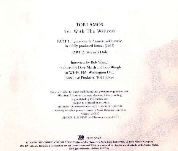 Tori Amos - Tea With The Waitress (CD) - Discords.nl