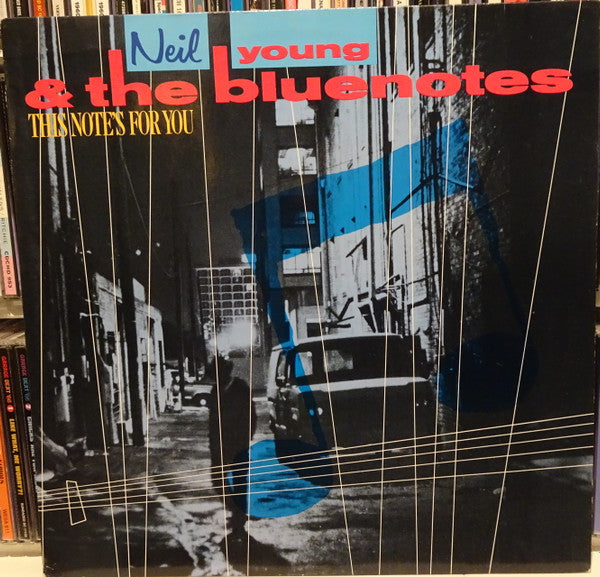 Neil Young & Bluenotes (5), The - This Note's For You (LP Tweedehands)