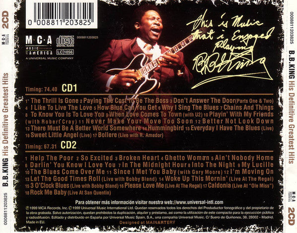 B.B. King - His Definitive Greatest Hits (CD)