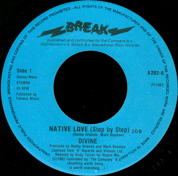 Divine - Native Love (Step By Step) (7-inch Tweedehands)