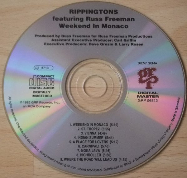 Rippingtons, The Featuring Russ Freeman (2) - Weekend In Monaco (CD Tweedehands)