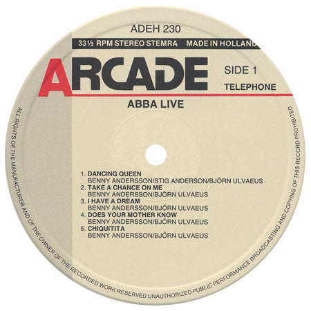 ABBA - Live (LP Tweedehands)