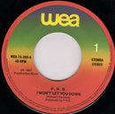 Ph.D. - I Won't Let You Down (7-inch Tweedehands) - Discords.nl