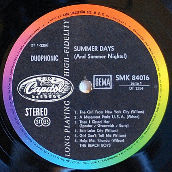 Beach Boys, The - Summer Days (And Summer Nights!!) (LP Tweedehands)