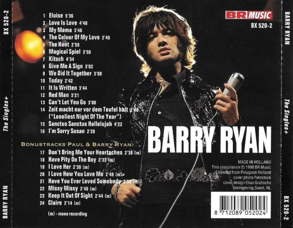 Barry Ryan - The Singles+ (CD Tweedehands)