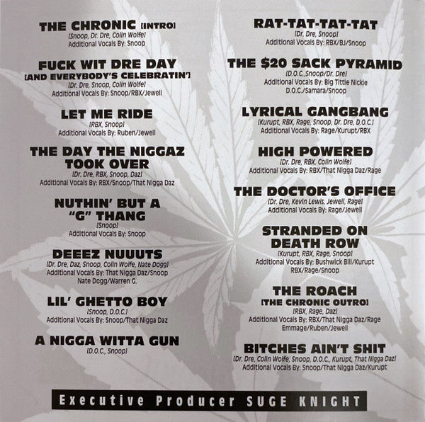 Dr. Dre - The Chronic (CD) - Discords.nl