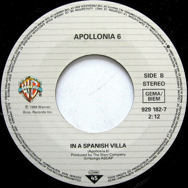 Apollonia 6 - Sex Shooter (7-inch Tweedehands)