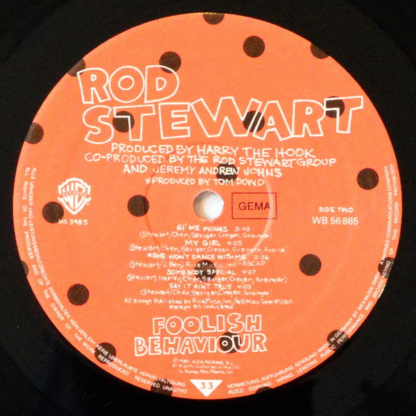 Rod Stewart - Foolish Behaviour (LP Tweedehands) - Discords.nl