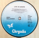 Rory Gallagher - Live! In Europe (LP Tweedehands) - Discords.nl