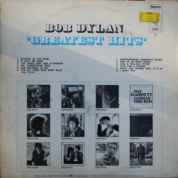Bob Dylan - Greatest Hits (LP Tweedehands) - Discords.nl