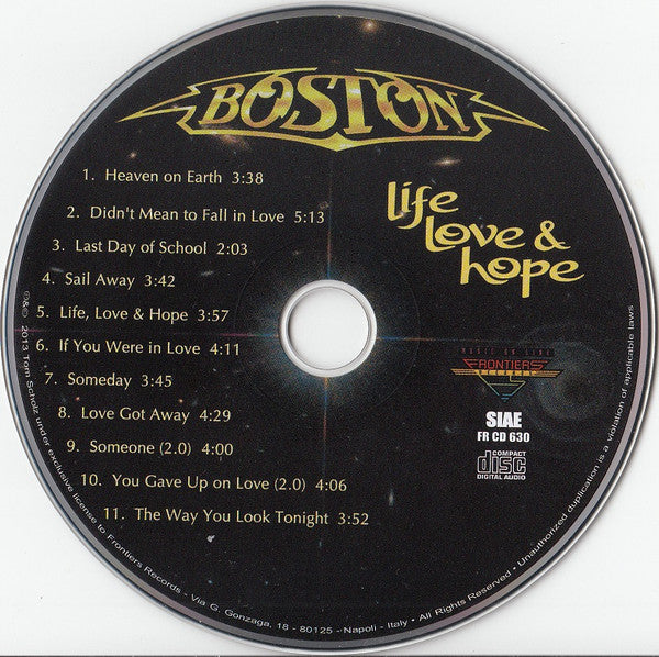 Boston - Life, Love & Hope (CD)