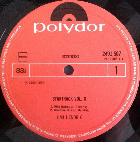 Jimi Hendrix - Startrack Vol. 8 (LP Tweedehands)