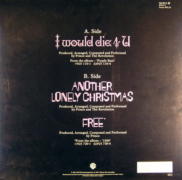 Prince And The Revolution - I Would Die 4 U (12" Tweedehands) - Discords.nl