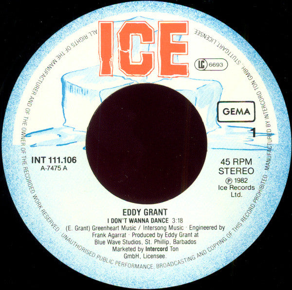 Eddy Grant - I Don't Wanna Dance (7-inch Tweedehands)