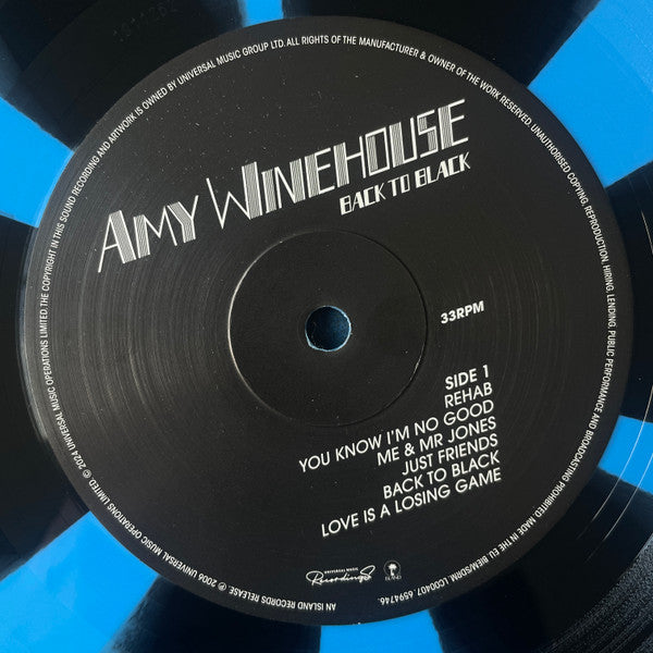 Amy Winehouse - Back To Black - Black & Blue Vinyl (Black & Blue Vinyl LP)