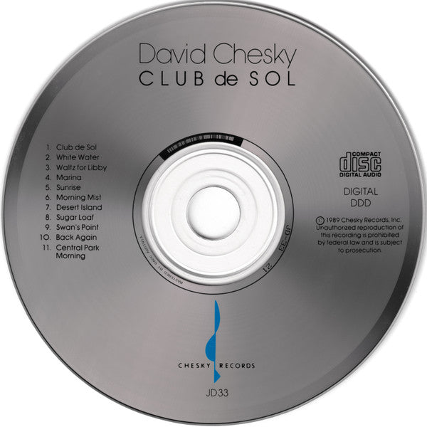 David Chesky - Club De Sol (CD Tweedehands)