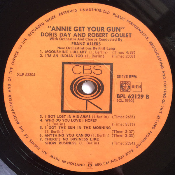 Doris Day, Robert Goulet - Annie Get Your Gun (LP Tweedehands) - Discords.nl