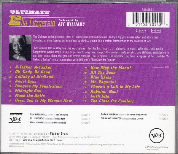 Ella Fitzgerald - Ultimate Ella Fitzgerald (CD Tweedehands)