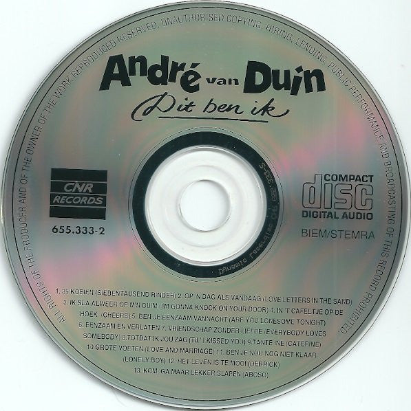 André van Duin - Dit Ben Ik (CD)