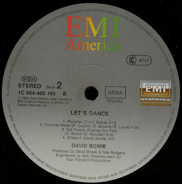 David Bowie - Let's Dance (LP Tweedehands)