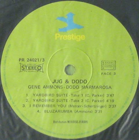 Gene Ammons & Dodo Marmarosa - Jug & Dodo (LP Tweedehands) - Discords.nl