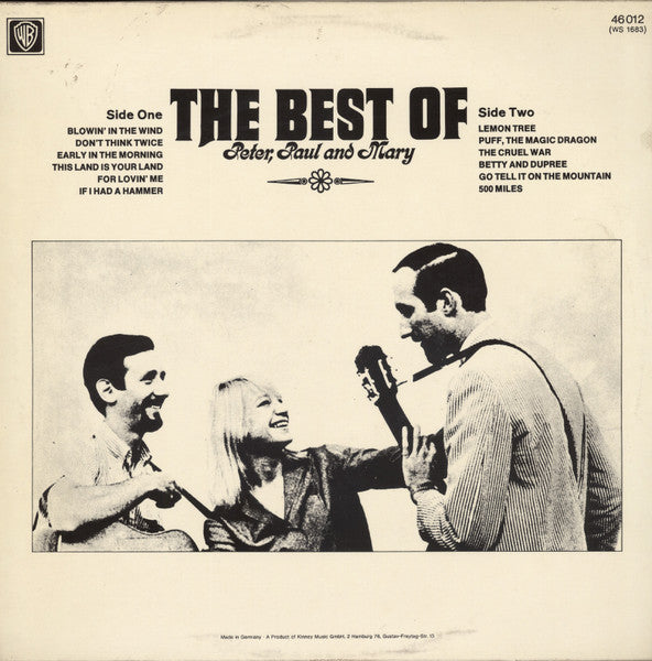 Peter, Paul & Mary - The Best Of Peter, Paul And Mary (LP Tweedehands)