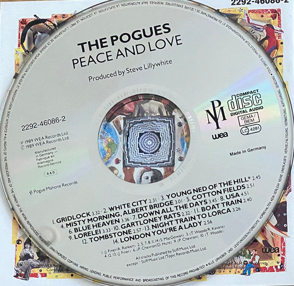 Pogues, The - Peace And Love (CD Tweedehands)