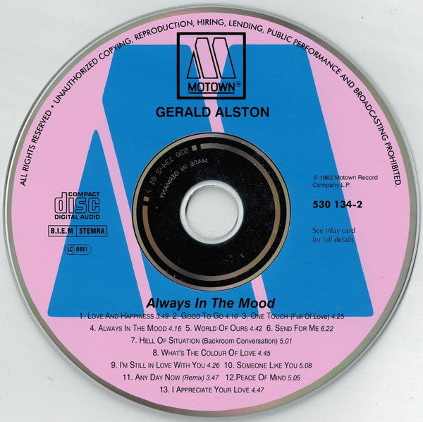 Gerald Alston - Always In The Mood (CD Tweedehands) - Discords.nl