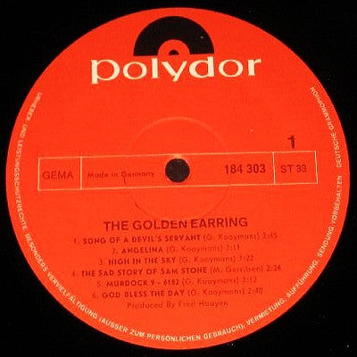 Golden Earring - The Golden Earring (LP Tweedehands) - Discords.nl