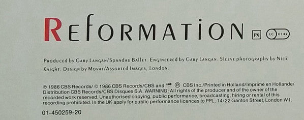 Spandau Ballet - Through The Barricades (LP Tweedehands) - Discords.nl