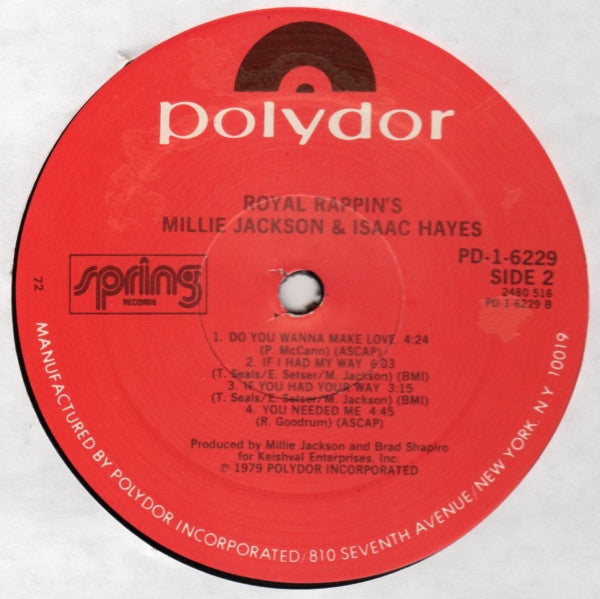 Millie Jackson & Isaac Hayes - Royal Rappin's (LP Tweedehands)